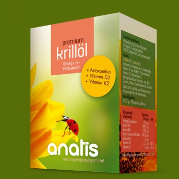 Krill-Öl Kapseln 80 St. plus Vitamin D3 u. Vitamin K2